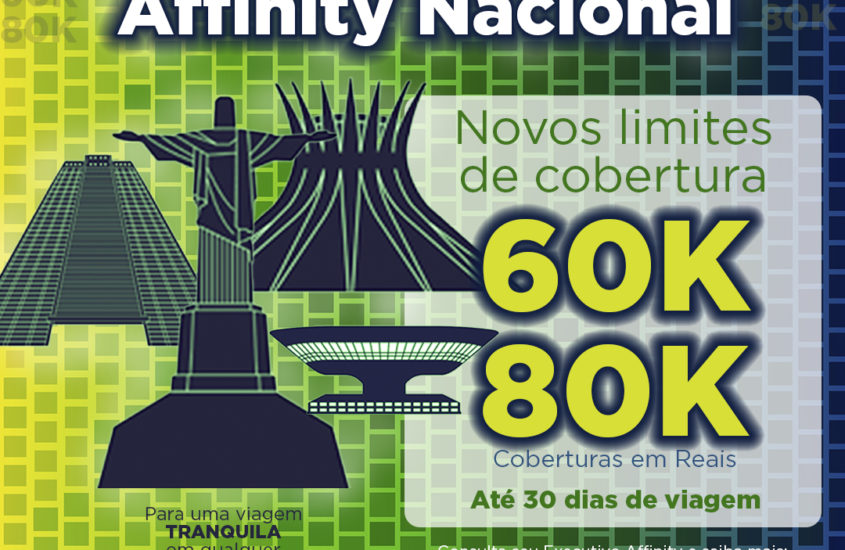 Affinity Seguro Viagem amplia cobertura de planos nacionais