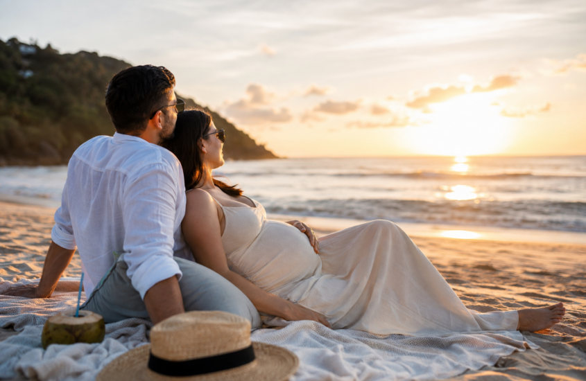 Babymoon: o que é a tendência e como planejar a última viagem do casal antes do bebê nascer